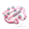 Nuevo Candy Color Cotton Rope Chew Dog Toy